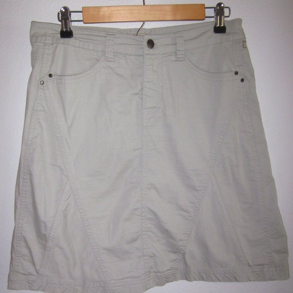 Royal Robbins Casual Lightweight Skirt in Grey A-Line